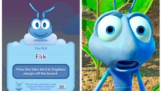 Game Disney Emoji Blitz  Flik from Disneys A Bugs Life Unlocked [upl. by Apgar]