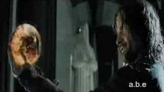 LOTR Extended Edition  Aragorn vs Sauron in Palantir [upl. by Viddah]