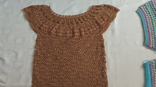 Tutorial de Blusa a Crochet Paso a Paso Facil y Rapido 4 [upl. by Blondelle256]