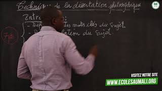 Cours  Terminale  Philosophie  Technique de dissertation Introduction Mr Doumbia [upl. by Suhpesoj]