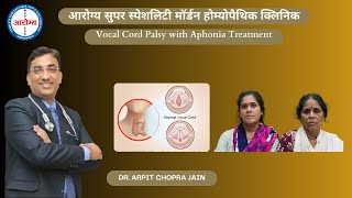 Vocal Cord Palsy with Aphonia Patient From Indore treated by Dr Arpit Chopra Jain [upl. by Sammer]