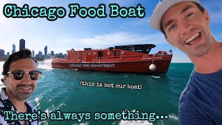 Chicago Food Boat 2024  Something always comes up out on the Lake [upl. by Rakso]