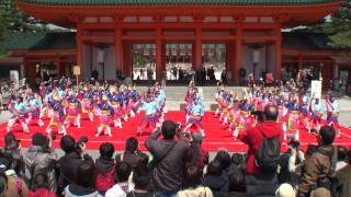 十人十彩 ～京都さくらよさこい2012平安神宮応天門前 [upl. by Efeek27]