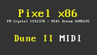 Pixel x86FM  Crystal CS4237B  MIDI Dream SAM2695 [upl. by Attenborough]