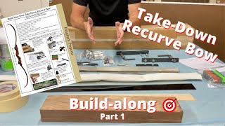 Bingham Projects TakeDown Recurve Bow Build Series  Part 1 [upl. by Enilesoj587]