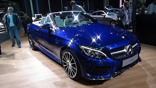 2017 Mercedes Benz C 200 Cabriolet  Exterior and Interior  Paris Auto Show 2016 [upl. by Uoliram]