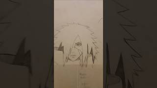 Drawing of madara uchiha music [upl. by Enyalb]