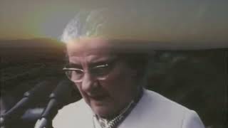 Golda Meir  1969 white house speech  Hatikvah  התקווה [upl. by Yettie]