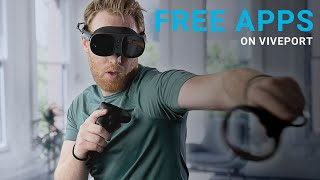 Explore FREE Apps on Viveport Unleash a World of Endless Possibilities on the VIVE XR Elite [upl. by Eugine]