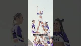 Name this pyramid sportshorts acro cheer stunts workout fitness cheerleading football [upl. by Notsreik]