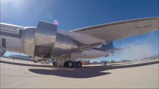 Firing up the engines of a Lockheed L1011 [upl. by Anelram191]