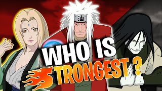 Who Is Most Powerful Legendary Sannin in Hindi  AMF SCARLET [upl. by Yelsel]