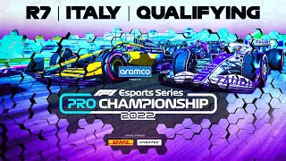 2022 F1 Esports Series Pro Championship Round 7 Qualifying [upl. by Galvan]