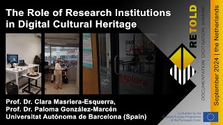 The Role of Research Institutions in Digital Cultural Heritage [upl. by Lsil]