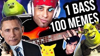 1 BASS 100 MUSIC MEMES [upl. by Manya]