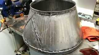 Gasifier hearth refractory casting mold Part 2 [upl. by Gustie]