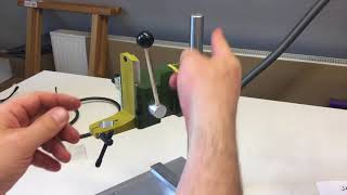 Proxxon Micromot MB 200 Drill Stand Unboxing Detailed Review and Test [upl. by Irme122]