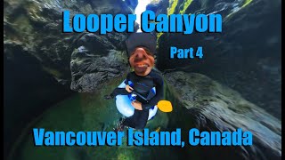 LOOPER CANYON 4  ABOVE AND BELOW DRONE FOOTAGE  UNDERWATER VANCOUVER ISLAND [upl. by Gareri380]