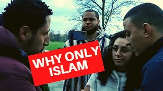 Islam speakerscorner  dawah quran  hydepark street dawah [upl. by Eveneg]