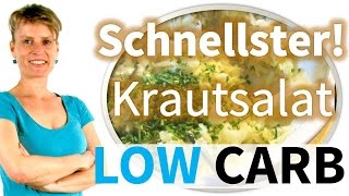 DAS GRILL REZEPT DER SCHNELLSTE KRAUTSALAT ☻ LOW CARB REZEPT NR 2 [upl. by Benedikta]