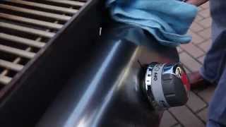 Stainless Steel Grill Cleaning  Weber Grills [upl. by Maccarone5]