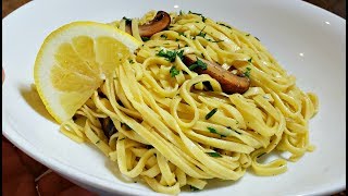 Easy Lemon and Herb Pasta Recipe  Lemon Herb Linguine Recipe [upl. by Aniarrol]