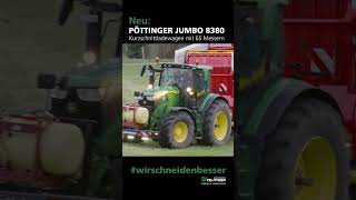 Neu Pöttinger Jumbo 8380 Kurzschnittladewagen mit 65 Messern  Wyss Ittigen [upl. by Euqinaj]