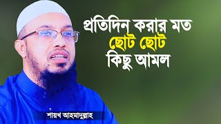 প্রতিদিন করার মত ছোট ছোট কিছু আমল  শায়খ আহমাদুল্লাহ  Islamic Waz Bangla  Shaikh Ahmadullah [upl. by Leschen785]