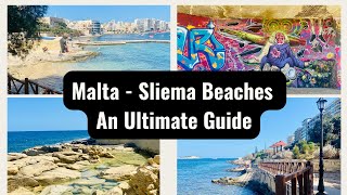 Sliema Beaches  An Ultimate Guide to Maltese City Beach Life [upl. by Ehcar952]