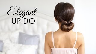 Elegant UpDo Hair Tutorial [upl. by Marylynne671]