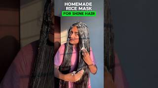 Homemade rice mask for shiny hair haircaretipsintamil haircare hairfalltips haircareroutine [upl. by Alcus277]