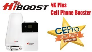 HiBoost 4K plus cell booster  Installation and Review [upl. by Evangelina]