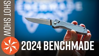 Benchmades New Balisong Water Line and Claymore OTF at SHOT Show 2024 [upl. by Asilehc]