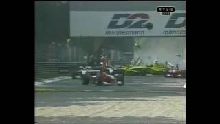 F1 Crashes Dutch commentary Olav Mol [upl. by Oicatsana]