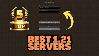 Top 5 Minecraft 121 Servers IP [upl. by Fried647]