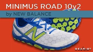 NEW BALANCE MINIMUS ROAD 10V2 RUNNING SHOE REVIEW  Gearistcom [upl. by Yedorb455]