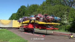 Kermis Haarlem 2018 Afbouw en transport Zaanenlaan Deel 2 [upl. by Leggat356]