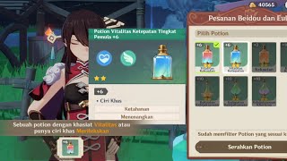 Cara Membuat Potion Untuk BeiDou dan Eula  Event Alkimia Firma Genshin Impact Guide [upl. by Anialem734]