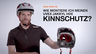 Wie montiere ich meinen uvex jakkyl hde Kinnschutz  uvex howto [upl. by Dinerman]