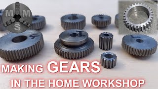 Gear cutting Making gears in the home workshop [upl. by Jevon]