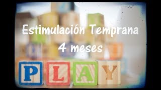 Ejercicios de Estimulación temprana  4 meses [upl. by Artimid879]