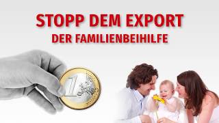 HC Strache garantiert Stopp dem Export der Familienbeihilfe [upl. by Yllitnahc]