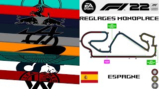 F1 22 RÉGLAGES ESPAGNE [upl. by Yatnwahs]