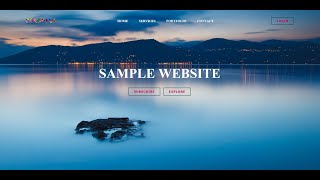 How to create a Simple Website with Multiple Pages using HTML amp CSS [upl. by Herrington]