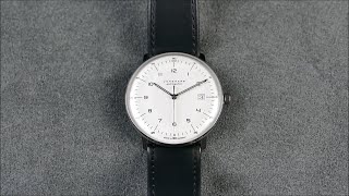 On the Wrist from off the Cuff Junghans – Max Bill Automatic Sapphire The Best of Bauhaus [upl. by Yelsna424]