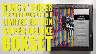 Unboxing the Guns N Roses Use Your Illusion Limited Edition Super Deluxe Boxset [upl. by Noeruat447]