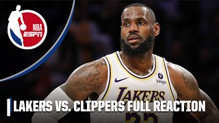 LeBron James’ hidden message A ‘HUGE’ WIN in Lakersland vs Clippers  NBA on ESPN [upl. by Onahpets]