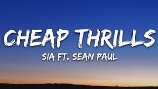 Sia  Cheap Thrills Lyrics ft Sean Paul  YouTube Music [upl. by Enneite544]