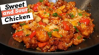 SWEET AND SOUR CHICKEN RECIPE  Cliffys Kitchen [upl. by Helbonnas]