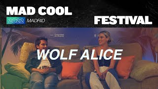 INTERVIEW WOLF ALICE  MAD COOL 2022 [upl. by Nira]